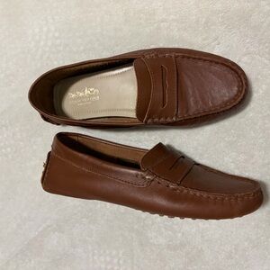 Coach And Four Italian Leather Loafer Driving Shoe